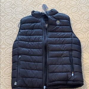 Men's Black Quilted Vest
